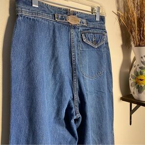 Rare Vintage 70's Wide Leg Levi Levis High Waist Indigo Jeans. Size 27